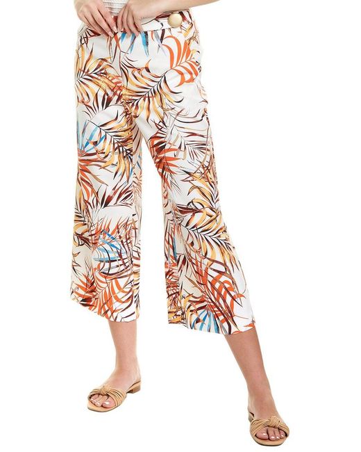 Insight Multicolor Lena Gabrielle Cropped Palazzo Pant