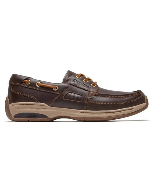 Dunham Brown Captain Shoes for men