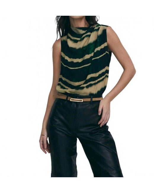 Iris Setlakwe Green Tie Dye Sleeveless Top