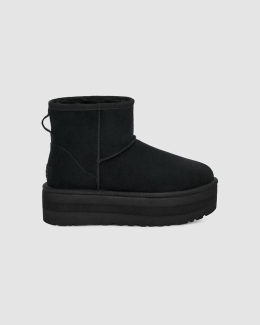 Ugg Black Classic Mini Platform Boots
