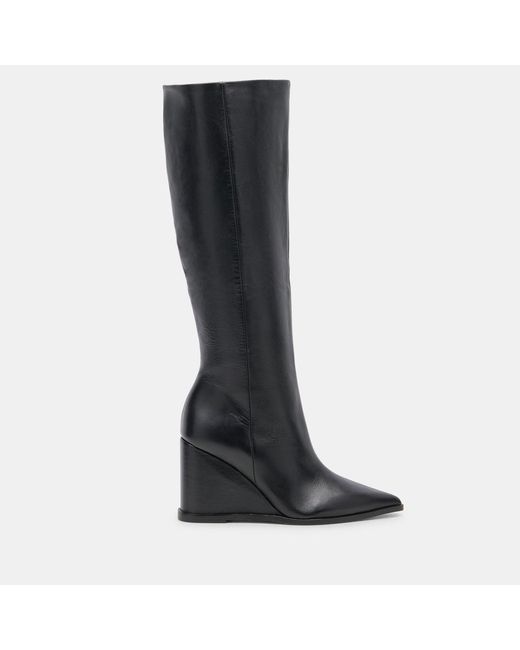 Dolce Vita Black Bruce Boots Leather