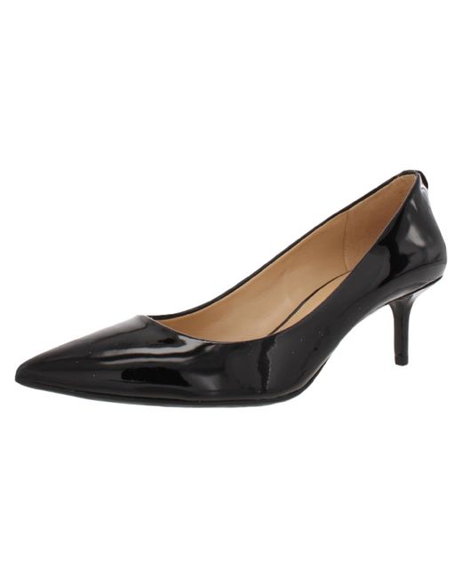 MICHAEL Michael Kors Mk Flex Kitten Pump Leather Pointed Toe Kitten