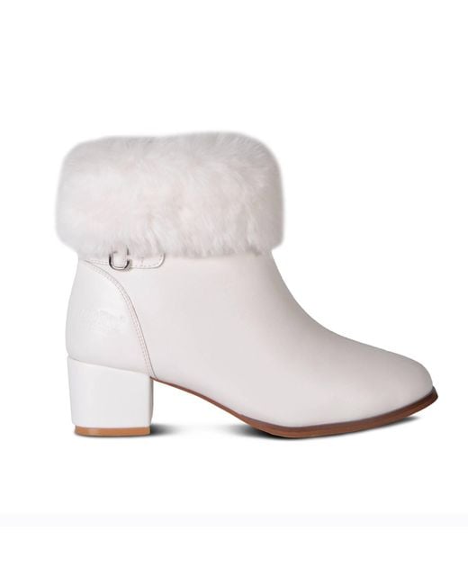 Cloud Nine White Stephanie Boots