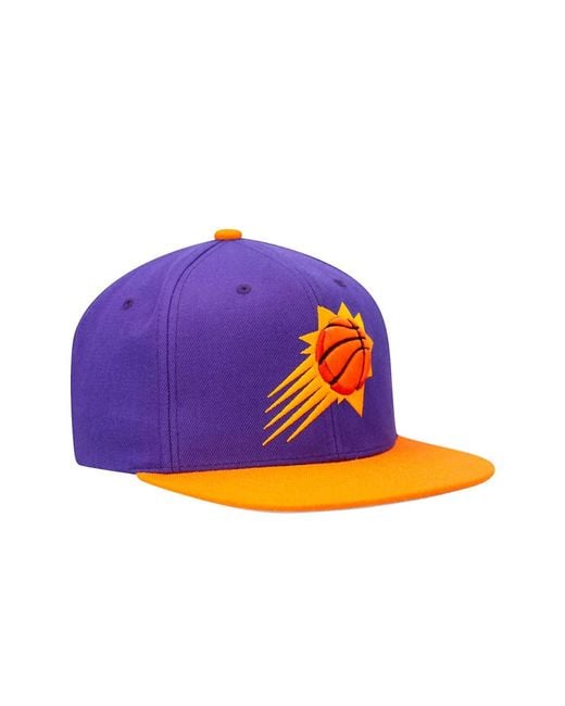 Mitchell & Ness Blue Nba Pheonix Suns Core Basic Snapback Hat for men