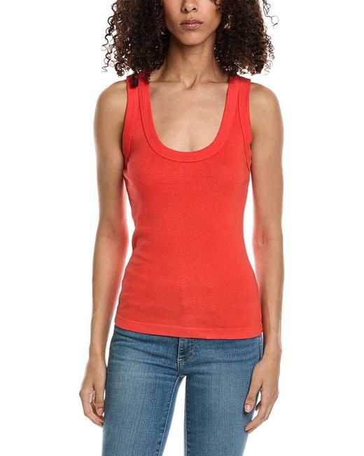 Michael Stars Red Nelly Tank
