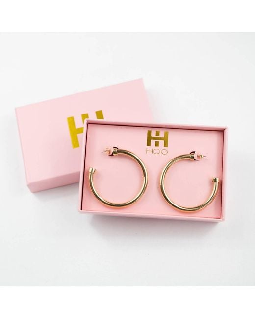 Hoo Hoops Pink Large Hoops