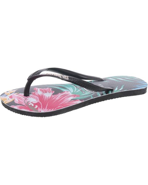 Havaianas Blue Flip Flop Flat Thong Sandals