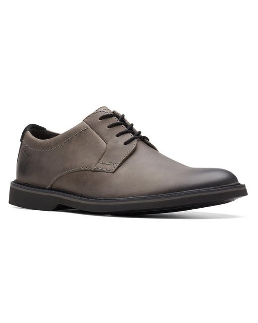 Clarks Brown Atticus Leather Lace-up Oxfords for men