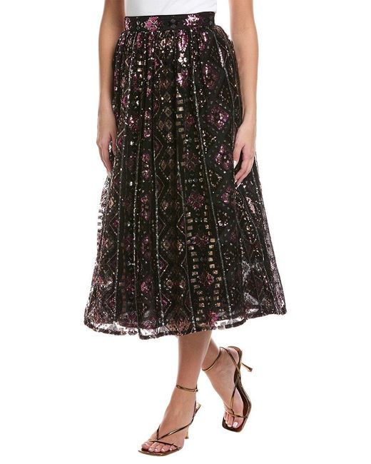 Ba&sh Black Pippa Maxi Skirt