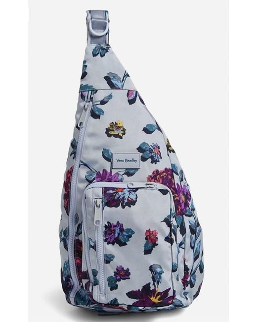 Vera Bradley Reactive Sling Backpack in Blue Lyst