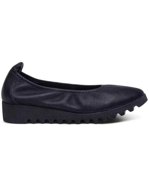 Aetrex Blue Brianna Ballet Flat