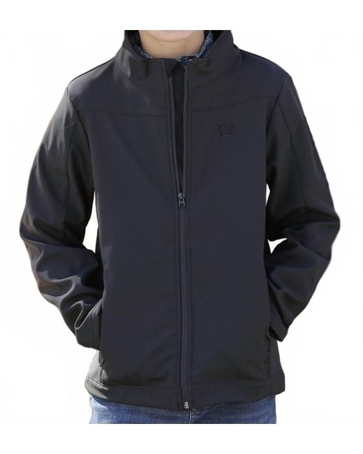 Cinch Blue Youth Boys Soft Shell Jacket for men