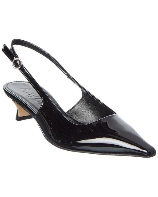 Aeyde Black Catrina Patent Pump