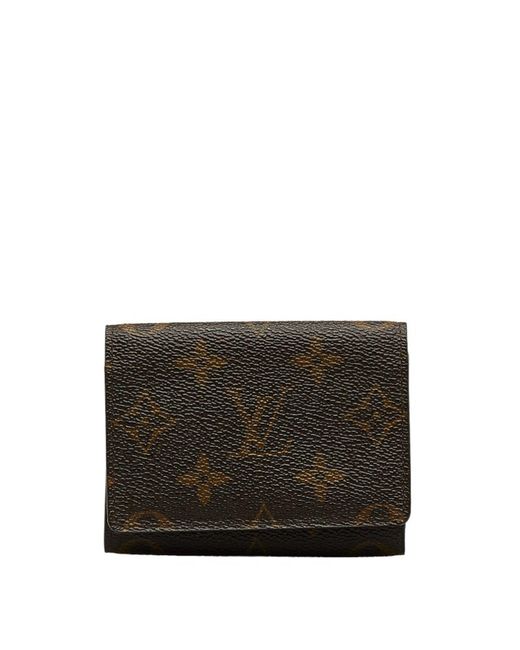 Louis Vuitton Black Canvas Wallet (pre-owned) for men