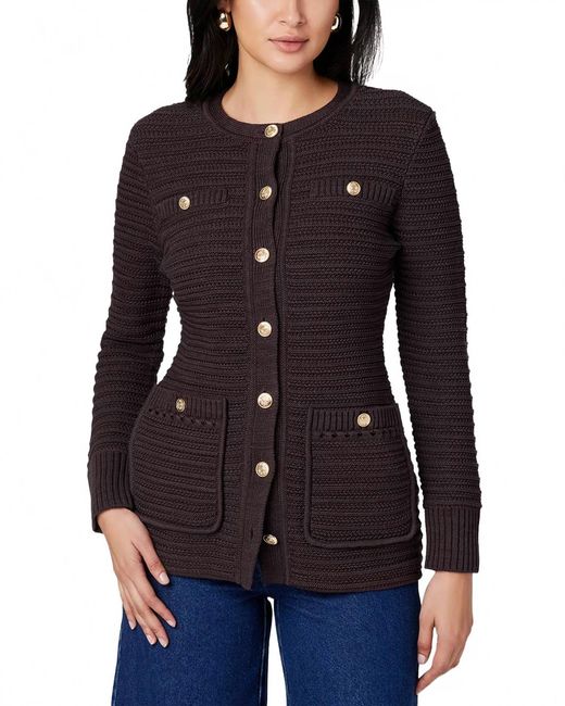 Toccin Black Constance Crew Neck Jacket