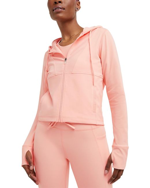 Champion Pink Lightweight Polyester Zip-up Jacket