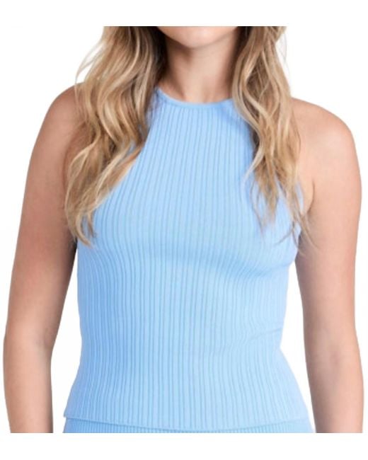 Solid & Striped Blue Varena Tank