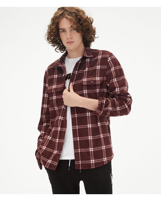 Aéropostale Long Sleeve Plaid 