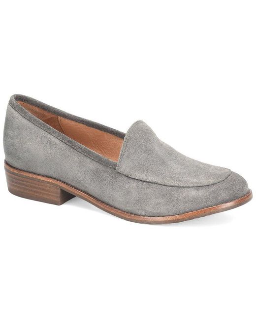 Söfft Gray Napoli Suede Loafer
