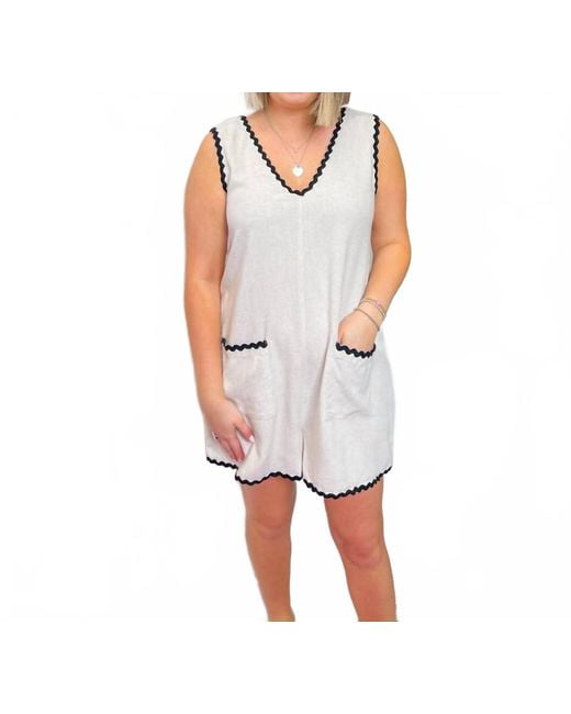 Eesome Gray Becca Romper