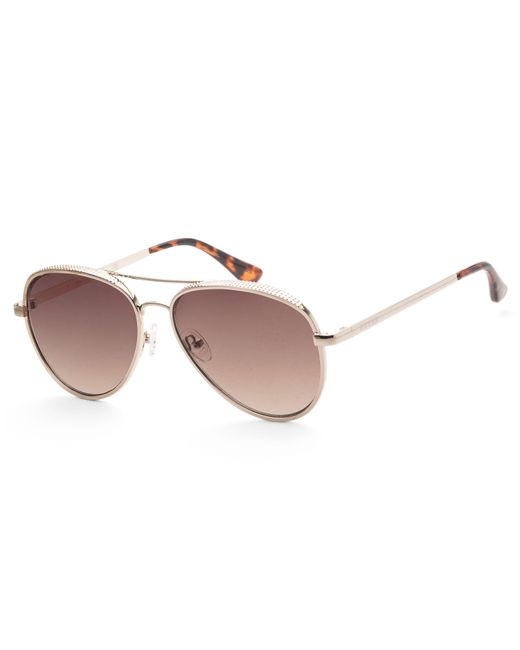 Guess Pink 59mm Sunglasses Gf0350-32f