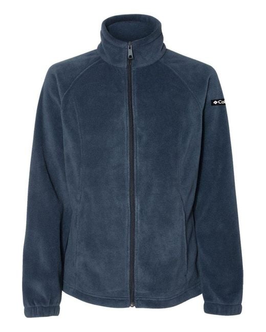 Columbia Women's Blue Benton Springs Fleece Full-Zip Jacket