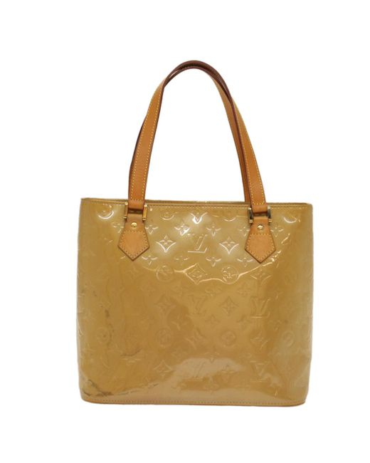 Thompson patent leather handbag Louis Vuitton Orange in Patent