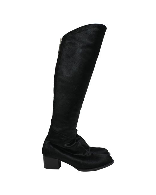 Alexander Wang Black Knee-High Boots