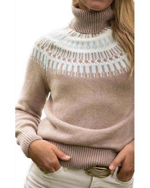 BURGESS SWEATERS Natural Helsinki Top