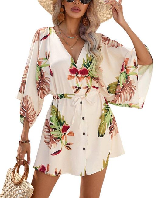 VERA DOLINI Natural Maxi Dress