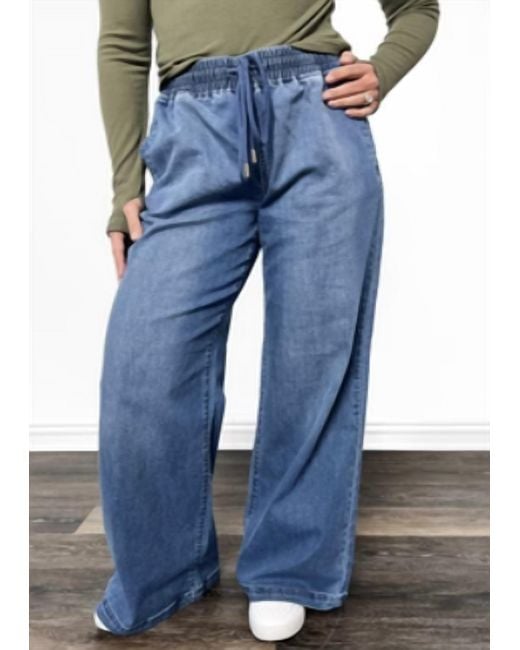 Risen Blue Helen Drawstring Pant