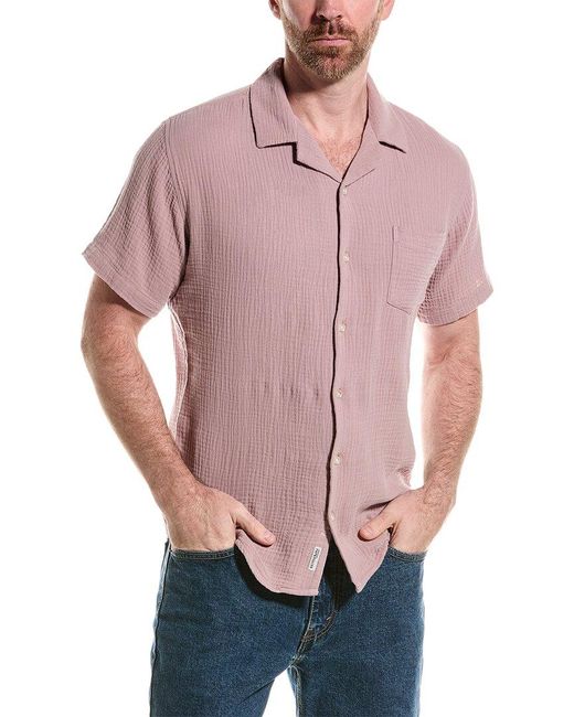 Original Paperbacks Pink Morro Bay Shirt for men
