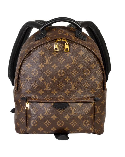 Louis Vuitton Brown Palm Springs Canvas Backpack Bag (pre-owned)