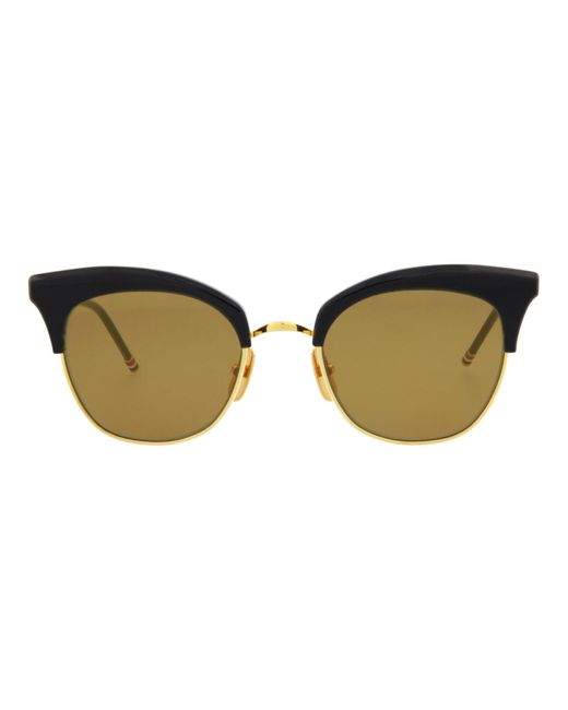 Thom Browne Brown Cat Eye-frame Acetate Sunglasses