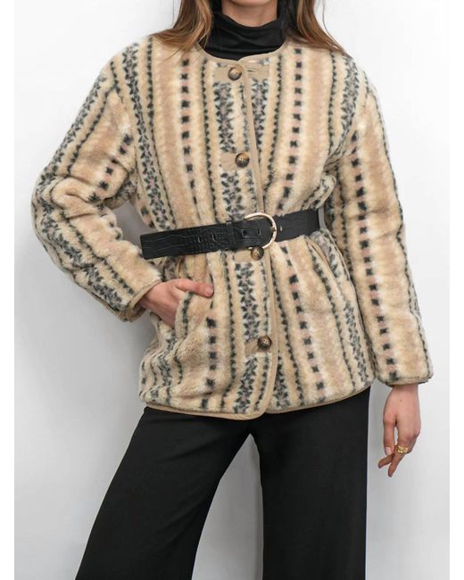 Greylin Natural Toni Reversible Shearling Jacket