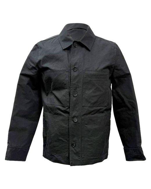 A.P.C. Black A. P.C. Andre Technical Chore Jacket for men