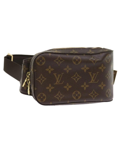 Louis Vuitton Brown Geronimos Canvas Clutch Bag (pre-owned)