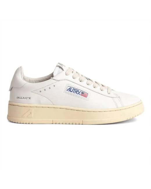 Autry Women's White Dallas Low Sneaker