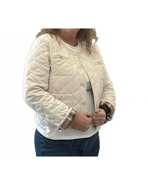 Mystree Natural Quilted Jacket