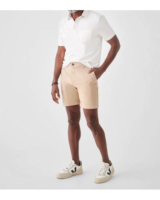 Faherty Brand Natural Sunwashed T-shirt Polo for men