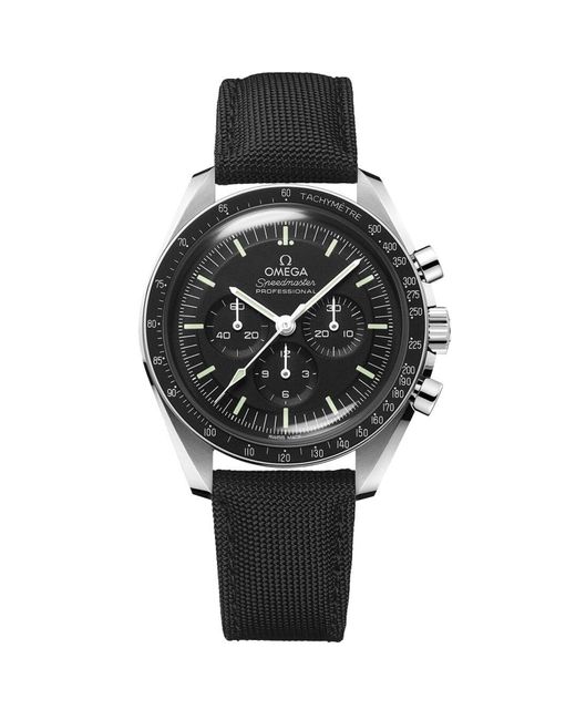 Omega Black Moonwatch Professional Dial Watch for men