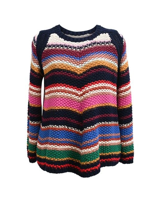 Ba&sh Multicolor Striped Knit Sweater