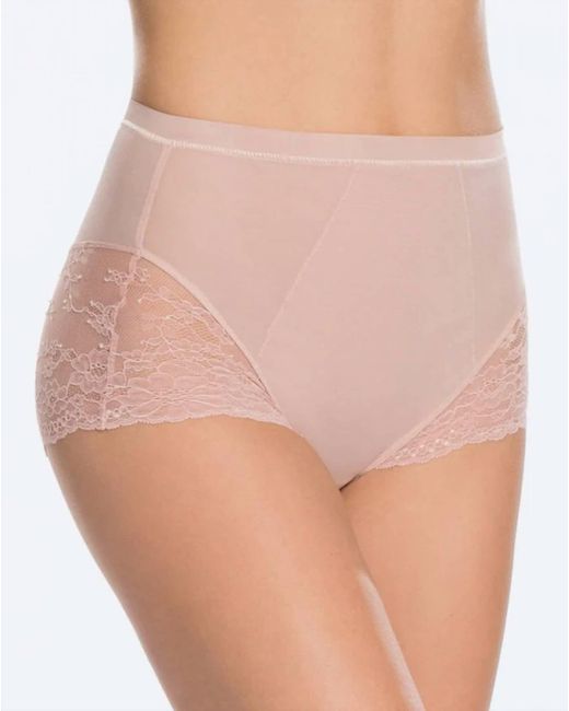 Spanx Pink Spotlight On Lace Shaper Brief