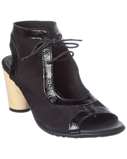 Arche Black Leally Leather Flat