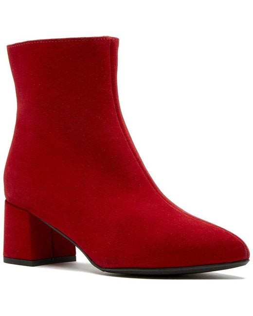 La Canadienne Red Darling Suede Boot