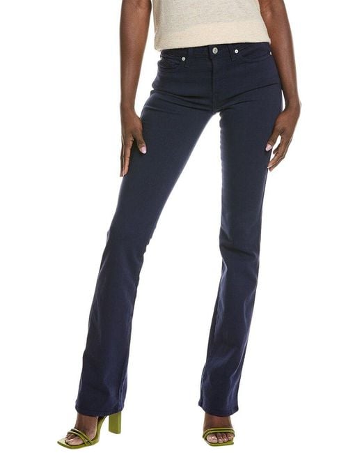 7 For All Mankind Blue Kimmie Maritime Form Fitted Bootcut Jean