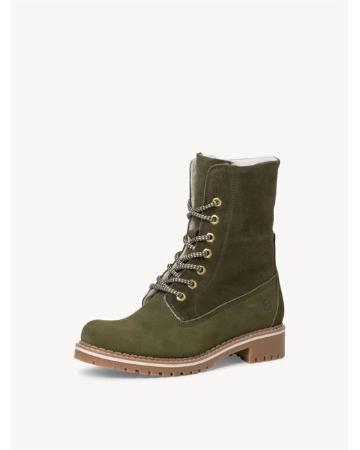 Tamaris Green Worthman Ankle Boot