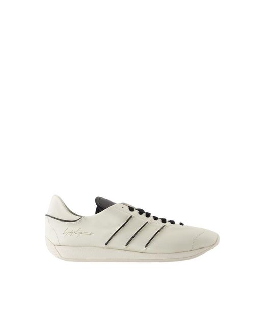 Y-3 White Country Sneakers for men
