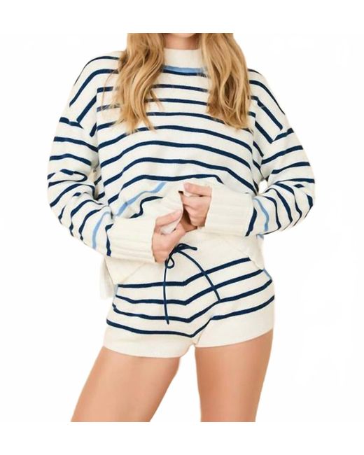 Solid & Striped Blue Maxine Sweater