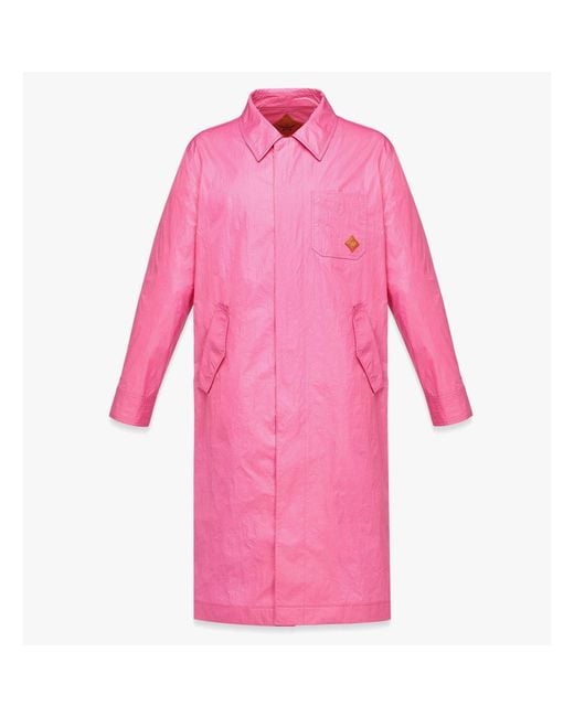 MCM Pink Oversized Coat for men